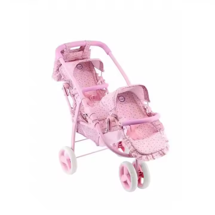 Carrito Gemelar Rosa Colección Olivia 61 cm 1121000283 LA NINA - 1