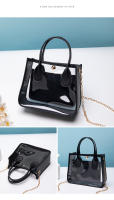 Bolso Bandolera De Cadena Transparente Y Fresco De Goma Con Estilo De Internet Popular Pequeño Y Versátil Para Mujer - details 16