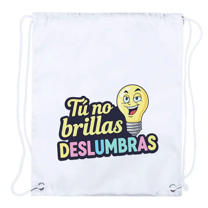 3 Mochilas de cuerdas frase bonita motivadora motivacion personas playa piscina picnic excursion - 1