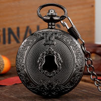 Reloj De Bolsillo Cuarzo De Cuarzo Dorado Plateado Negro Bronce Para Hombres Y Mujeres Collar Steampunk De Amigos - details 4