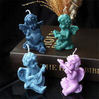 Molde De Vela Ángel 3D Pequeño Molde De Resina Para Bebés Herramienta DIY Para La Creación De Decoraciones De Aromaterapia Y Sabão - details 3