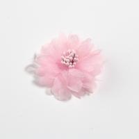 10PCS Flores Artificiales De Tela 4CM 1.5" Para Vestido Boda Bouquet Joyería Accesorios Broche Producción Ropa Hecho En China Zhejiang - details 2