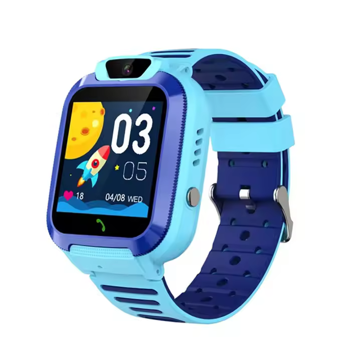 PORCHEDDU Reloj inteligente 4G SOS para niños device with posicionamiento GPS, videollamada, Cámara, Tarjeta Sim Insertable, impermeable, Gift de cumpleaños para niños y niños - 1