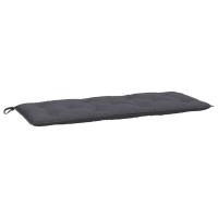 vidaXL Cojín para banco de jardín tela 120x50x7 cm Color Antracita,  Gris,  Blanco crema y mas Cojín Decorativo de Asiento Cojines de muebles de salon - details 2
