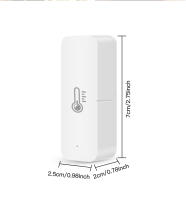 Sensor De Temperatura Y Humedad ZigBee Tuya Con Control Por App Y Voice Alexa Google Home Escena De Automatización Compatible Con℃/℉ - details 7