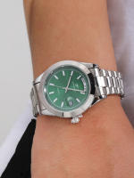 Reloj De Moda Para Hombre Reloj De Pulsera De Acero Inoxidable Reloj De Cuarzo Para Parejas Regalo Para Padre Reloj Casual Diario De Negocios - details 7