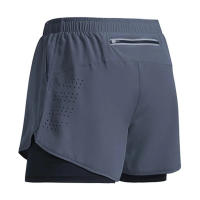 Shorts De Correr Para Hombre Quick-Dry Transpirables Doble Capa Para Gimnasio Y Entrenamiento Shorts De Playa Verano Pantalones Deportivos mid Waist - details 6