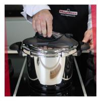 Magefesa Nova - Olla Express Rápida de Acero Inoxidable 18/10, Sensor de Presión, Cierre Fácil y Cómodo, Cocina Sana, Inducción, Ahorro Energético - details 2