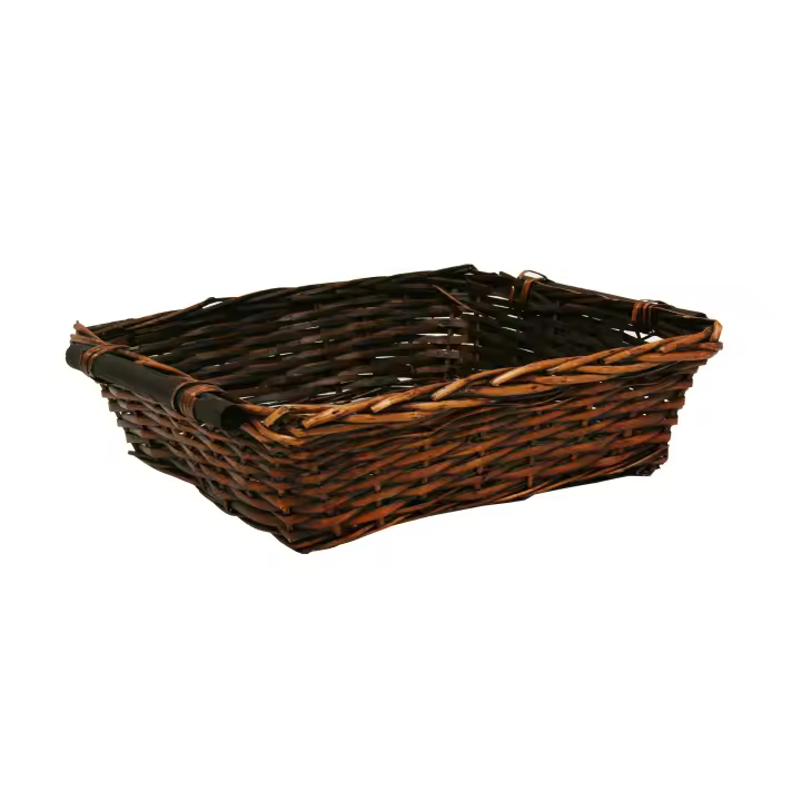BANDEJA MIMBRE MARRON 45x38x13 - 1