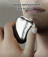 Afeitadora Eléctrica Para Hombres Tamaño De Bolsillo Lavable Recargable Inalámbrica Trimmer Cuchilla Rastreable Viaje Afeitadora Portátil Para Rostro Y Barba - details 7