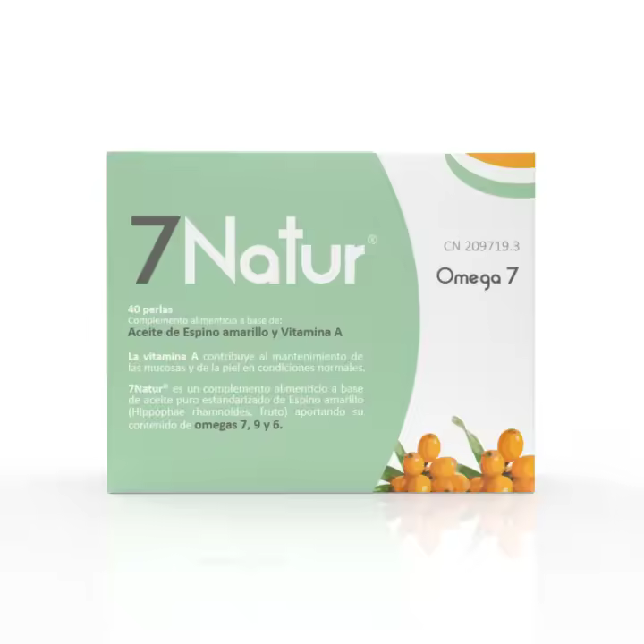 7Natur 40 perlas Margan Biotech. OMEGA 7  OMEGA 6  OMEGA 9  VITAMINA A - 1