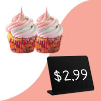 5Pcs Mini Tablero De Lápiz Con Base Etiquetas De Nombre Para Café Y Pastelería Menú Portátil Etiquetas De Etiqueta Para La Mesa - details 4
