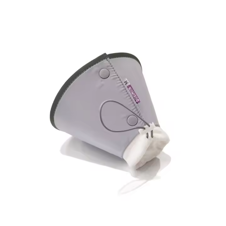 Collar De Cono Para Gatos Anti-Mordedura Ajustable Y Resistente Al Agua Con Fácil Comida Y Beber Para Recuperación De Heridas - 1