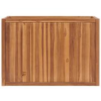 vidaXL Arriate de madera maciza de teca Dimensiones 30 x 30 x 30 cm,  40 x 40 x 40 cm,  50 x 50 x 50 cm y mas - details 5