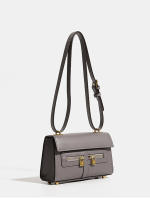 Bolso De Mano Clásico Para Mujer 2025 Con Doble Cremallera Bolso Cruzado De Hombro Casual Pequeño Cuadrado De PU - details 4