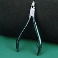 Tijeras De Uñas De Acero Inoxidable Verde Oscuro Conjunto De Herramientas De Manicura Y Pedicura Para El Hogar Kit De Viaje Incluye Tijeras De Cutícula Y Herramientas De Cuidado De Uñas - details 5