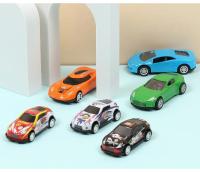Juego De 4 Piezas Coches Pequeños De Aleación Para Niños Coches Miniatura Estilo Policia Escuela Taxi Durable Regalos Para Niños - details 9