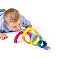 Juego de Equilibrio de Bloques Arcoiris de Madera - Aprendizaje de Colores - Desarrollo Infantil - Juguetes Sostenibles - Woody - details 5