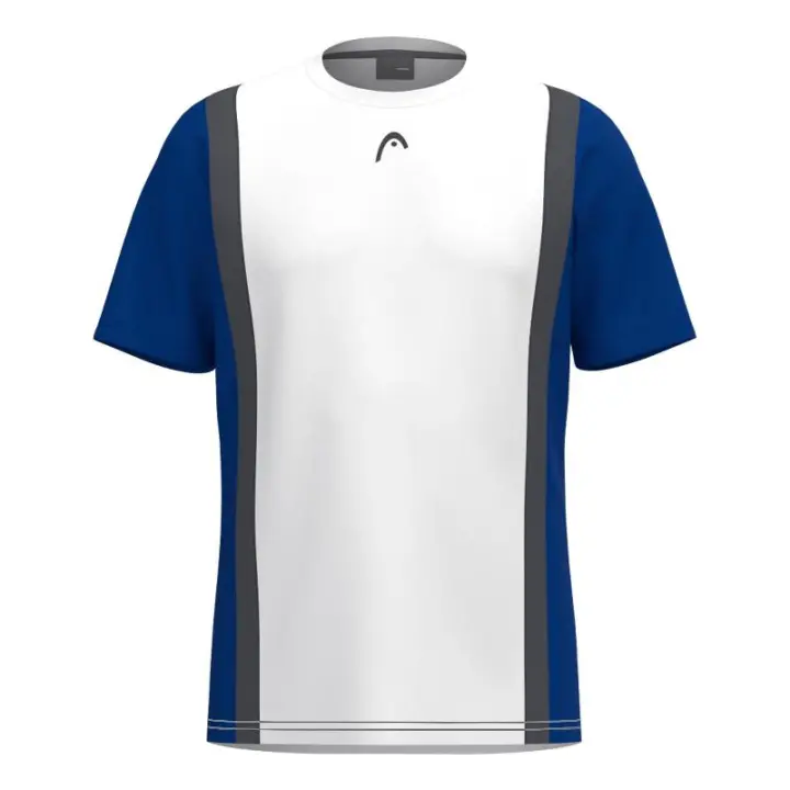 Camiseta Head Club 25 Tech Blanco Azul Royal - 1