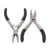 Aguja Curva Mini Tijeras De Acero De Carbono Alto Durable Negra Para Bricolaje Joyería Con Nariz Aislada Herramienta Metálica Para Joyería - details 4