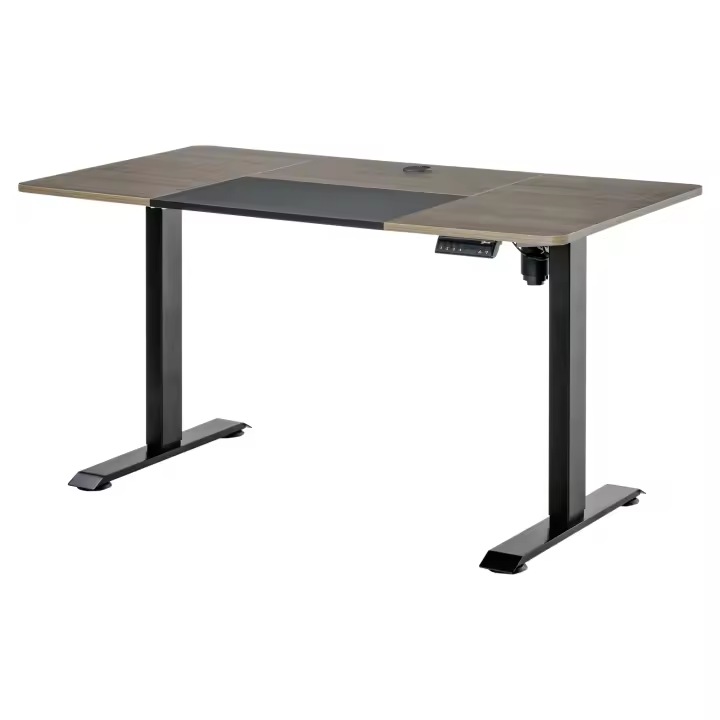 Vinsetto Escritorio de Pie Soporte de Escritorio con Altura Ajustable y 4 Teclas de Memoria para Oficina Hogar 140x70x72-116 cm - 1