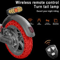 Lámpara De Señal De Giro LED Para Patinete Eléctrico Xiaomi MI3 M365 1S Pro2 Modificada Con Control Remoto Inalámbrico Y Recargable USB - details 0