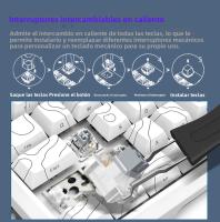 Teclado Mecánico De Juegos E-YOOSO Z82 RGB Con Bluetooth Y Cable 2.4G 3 Modos Para PC Portátil Computadora 82 Teclas - details 7