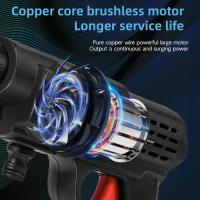Lavadora de alta presión inalámbrica, pistola de agua pulverizada, boquilla de agua a presión para lavado de coches eléctrica, máquina de limpieza para batería Makit de 18V - details 0