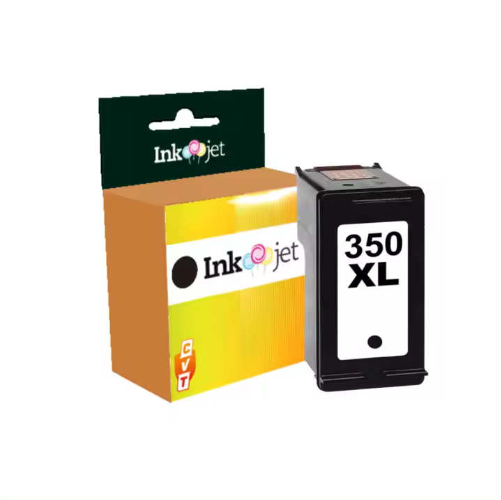 Cartucho de Tinta HP 350XL Negro Compatible CB335EE de Alta Calidad - 1