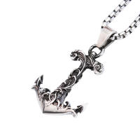 Collar De Anclaje Nórdico Vikingo Vintage Punke Hip Hop 316L Acero Inoxidable Amuleto Para Hombres Y Mujeres Joyería Moda - details 0