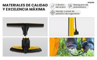 UNYCOS Bomba de Aire con Manómetro para Válvulas Presta y Schrader (160 PSI/11 Bar) Inflador de Pie Portátil para Neumáticos, Balones y Juegos Inflables - details 3