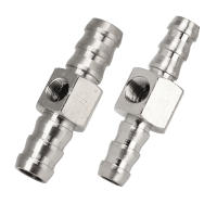 Adaptador De Conexión T Para Línea De Combustible 1/8-27 NPT En Acero Inoxidable 304 Con Goma Para Medidor O Sensor De Presión De Combustible Alta Performance - details 7