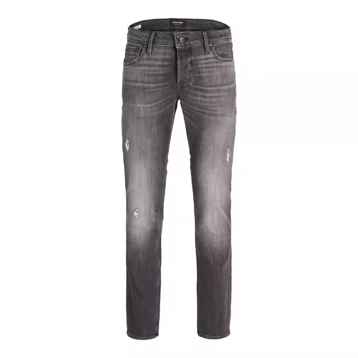 Pantalones vaqueros JACK & JONES Jeans Slim Straight 'Tim' Negru Denim - Jeans para hombre jack and jones - 1