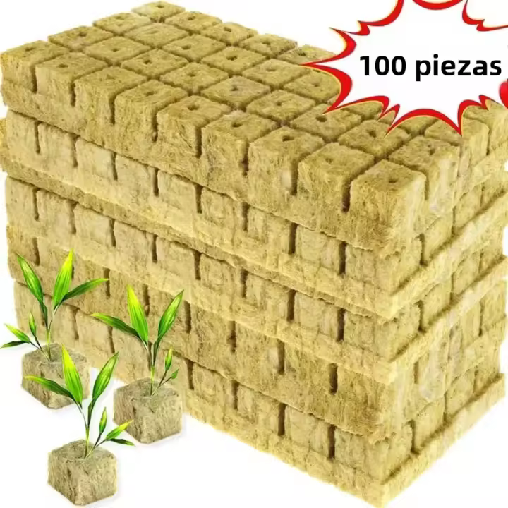 Cubes De Medio De Cultivo De Piedra Ponceada 100/50x Para Cultivo Hidroponico De Semillas Y Plantas Jardín Bloque De Semillero Cultivo Por Inmersión - 1