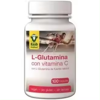 Raab Vitalfood L-Glutamina Con Vitamina C 100Caps - 1