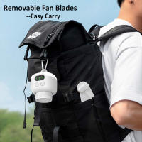 Ventilador De Techo Portátil Para Acampar Y Carpa Con Batería Recargable De 8000mAh Control Remoto Y Luz Air Circulators - details 9