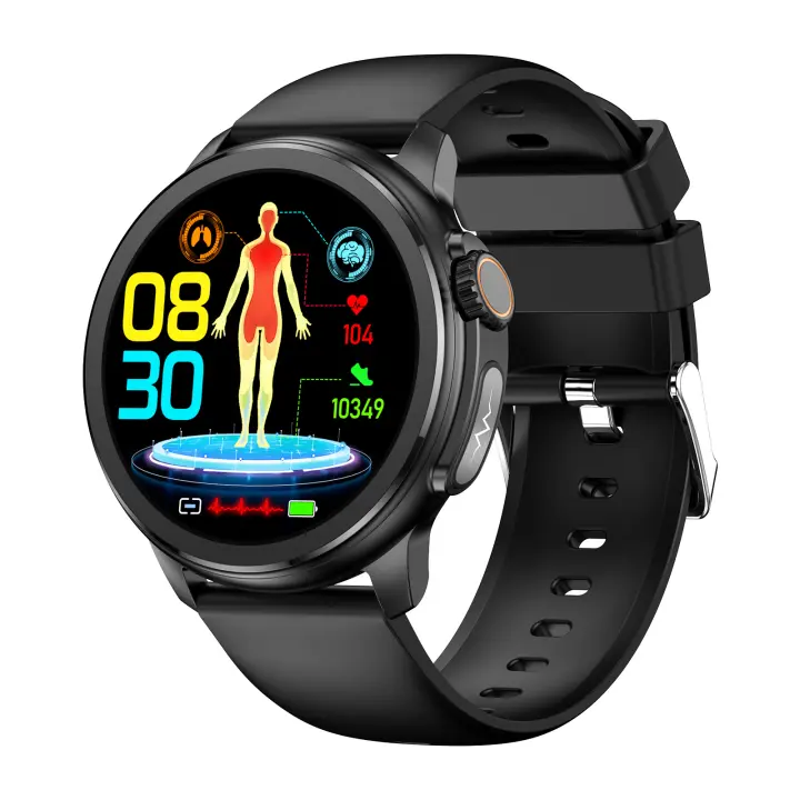Monitorización multi-deports Bluetooth ET481 smartwatch Llamada ECG ácido úrico lípido en sangre Azúcar en la sangre Frecuencia cardíaca de la temperatura corporal - 1