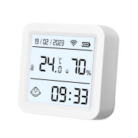 Sensor De Temperatura Y Humedad Inteligente WIFI Tuya Con Luz Trasera Soporte Alexa Google Assistant Para Vida Smart Life - details 17