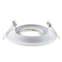 2/6/10PCS Enclavamiento GU10 Soporte De Marco De Aluminio Base MR16 Sin Ajuste Para Bombillas LED De 50mm Material Metálico Para Iluminación De Vestíbulo - details 6