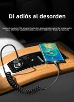 Cable De Carga Rápida 66W 5A Tipo C Telescópico Para Coche USB Para Samsung Xiaomi Redmi Cable USB C De Silicona Líquida - details 2