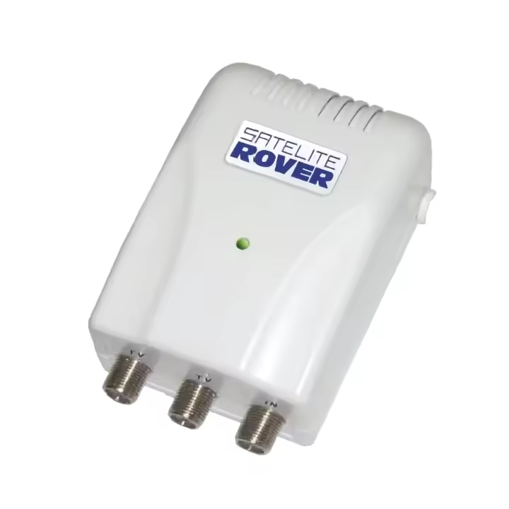 CABLEPELADO Fuente de Alimentación para amplificador de mástil, Intensidad máxima de salida: 120mA, Voltaje de salida: 24V DC, Rango de Frecuencia: 5-862MHz, 1 entrada 2 salidas - 1