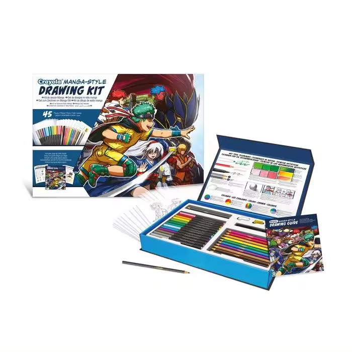 CRAYOLA SUPER SET APRENDE A DIBUJAR MANGA SET MANGA 39x5x28 Cms. - 1