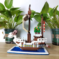 Barco Pirata De Miniatura De Coleccionista Único Tema De Aventura Juguete Para Enthusiasts Ideal Regalo Para Adultos Sin Batería Hecho De Plástico ABS - details 2