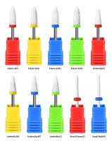 Kit De 4/6 Piezas De Brocas De Uñas De Cerámica Para Taladro Eléctrico Accesorios Para Manicura Eliminación De Esmalte De Gel Y Acrílico - details 0