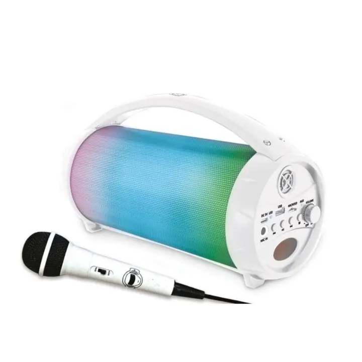 LEXIBOOK - Altavoz Bluetooth iParty® portátil y luminoso, micro con cable extraíble - 1