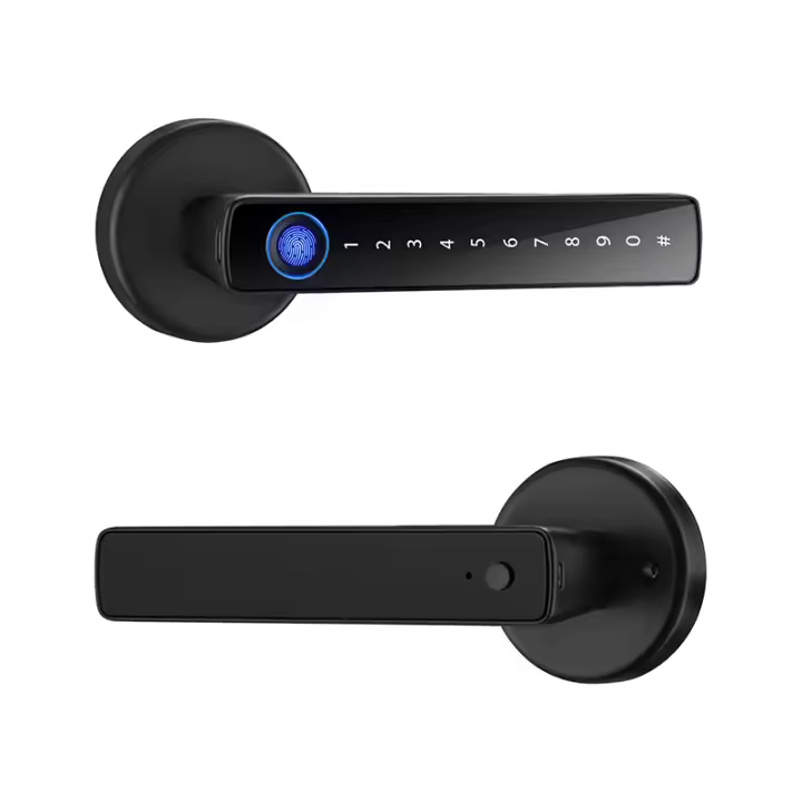 Cerradura Inteligente De Huella Dactilar Con Tuya Cerradura Electrónica Digital Sin Llave Seguridad Para Puerta De Hogar Material De Aleación De Zinc - 1