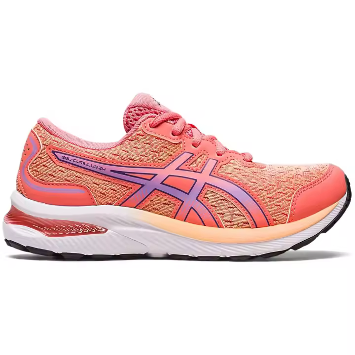 Zapatillas Asics Gel-Cumulus 24 Gs para niños unisex en color rosa - 1