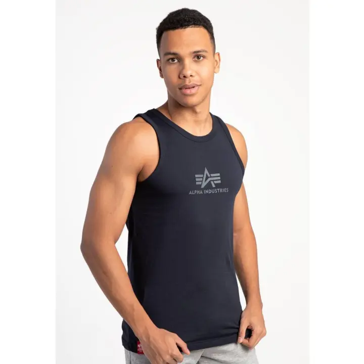 Camiseta de Tirantes Basic Tank, Marca Alpha Industries, Variedad de color y talla, Para Hombre - 1