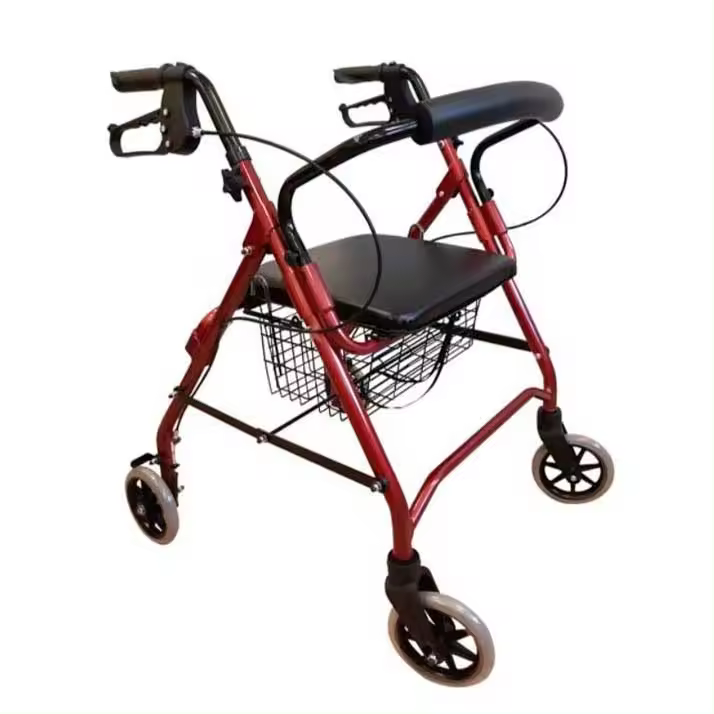 Andador de Aluminio Ligero y Ergonómico con 4 Ruedas - Prim Farma - 1