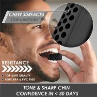 2Pcs Entrenador De Musculatura Mandibular Silicone Masticador De Ajuste Para Adelgazamiento Facial Y Reducción De Doble Chin Equipo De Fitness Para El Cuello Y Rostro - details 2
